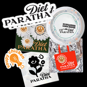 Diet Paratha Sticker Pack - 7 Pack